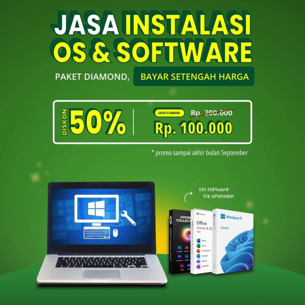 Jasa Install Ulang Bogor