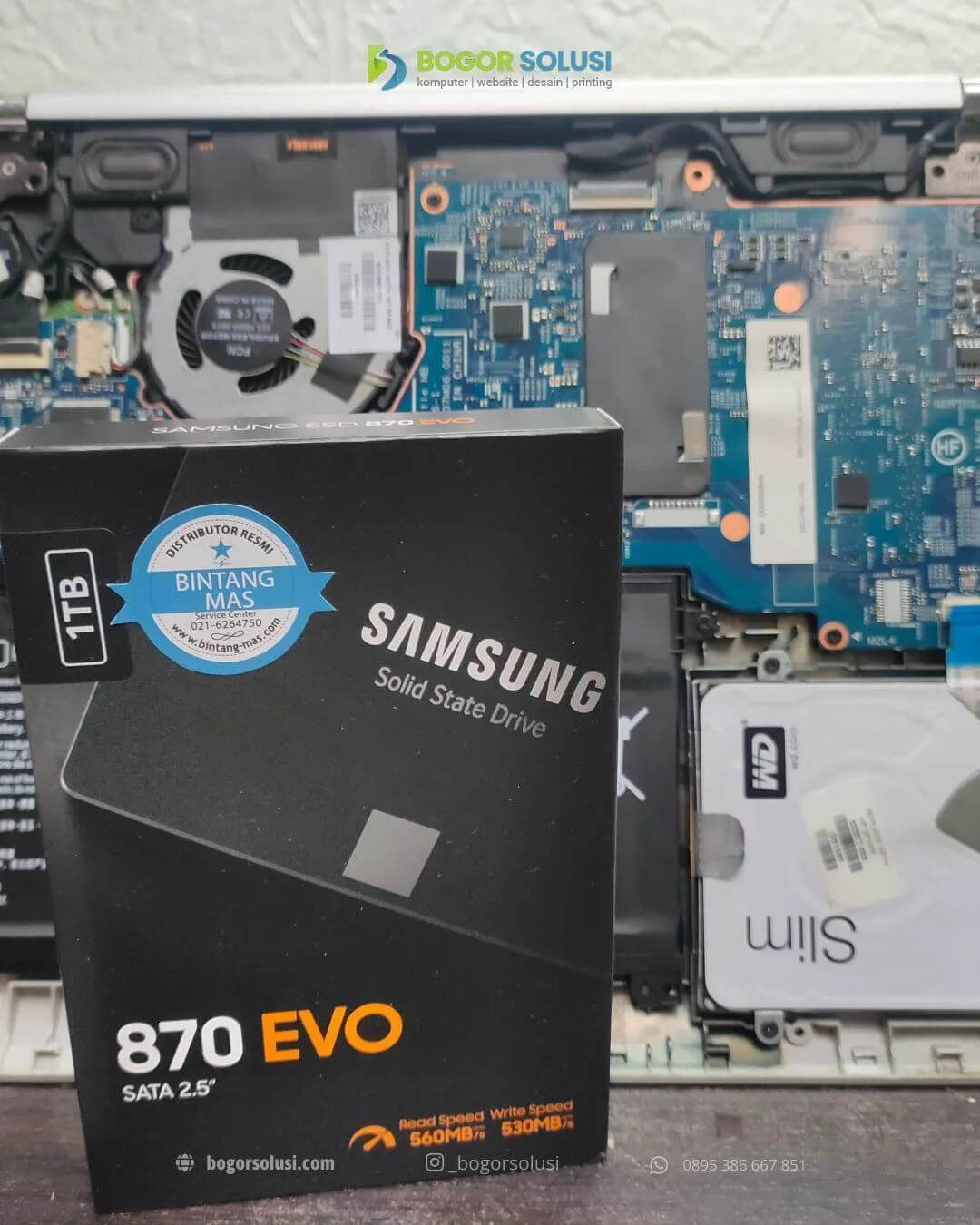 Upgrade SSD Laptop